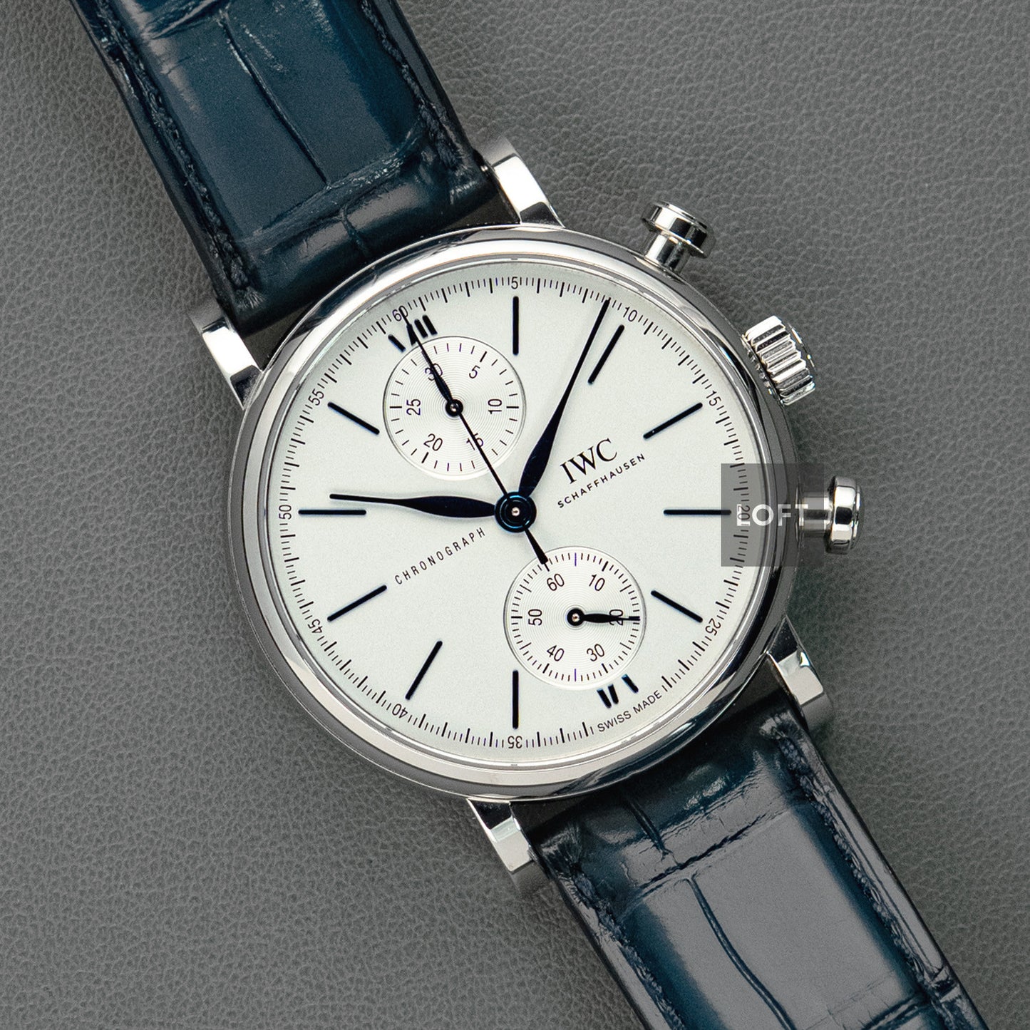 IWC Portofino Automatic Chronograph Silver Dial 39mm