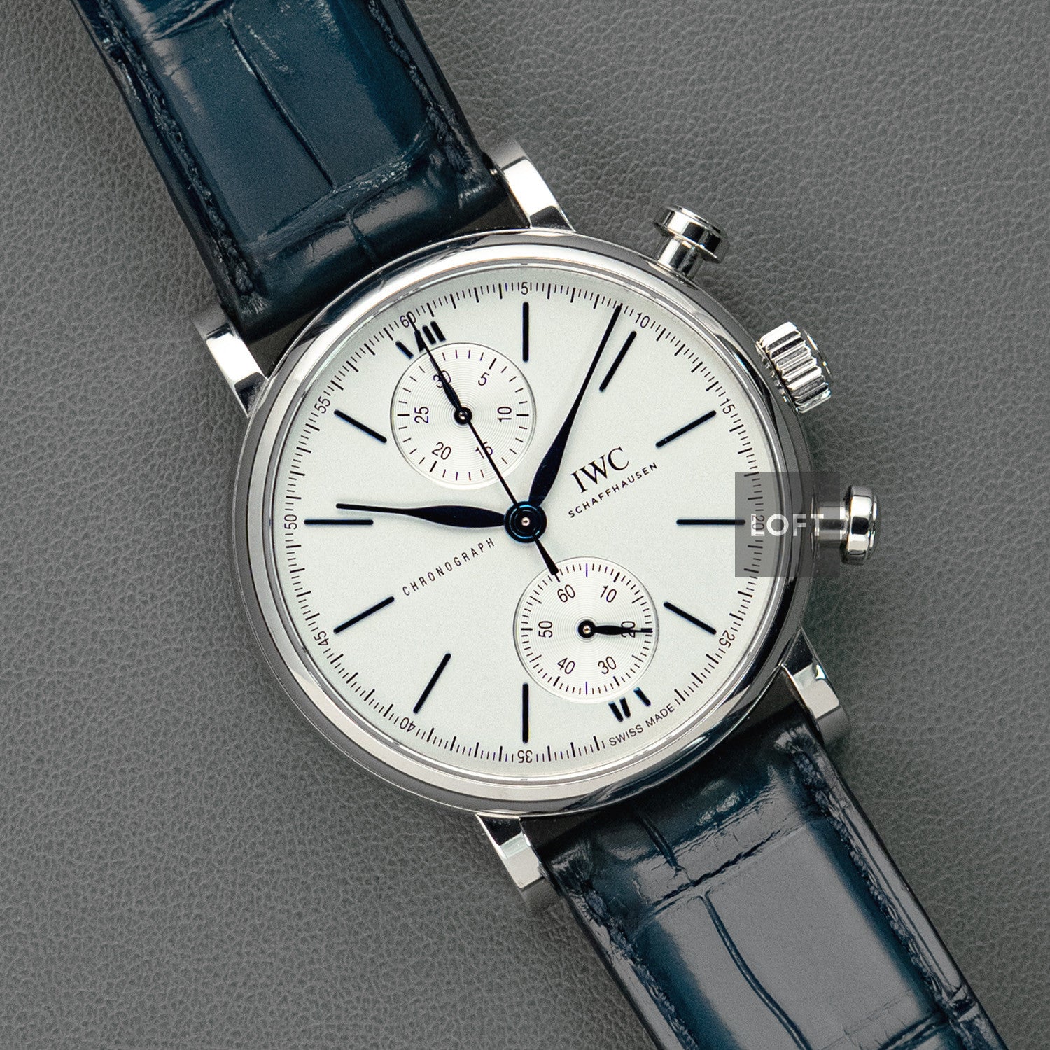 IWC Portofino Automatic Chronograph Silver Dial 39mm