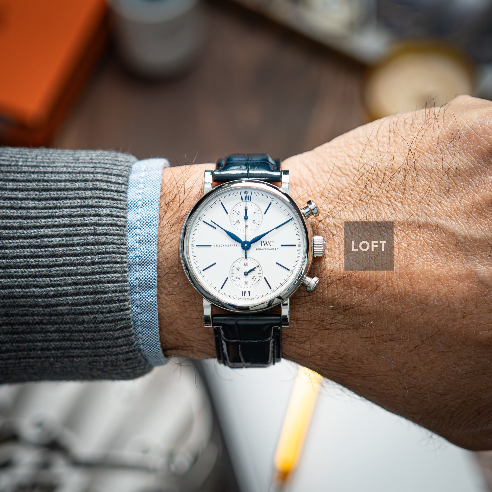 IWC Portofino Automatic Chronograph Silver Dial 39mm