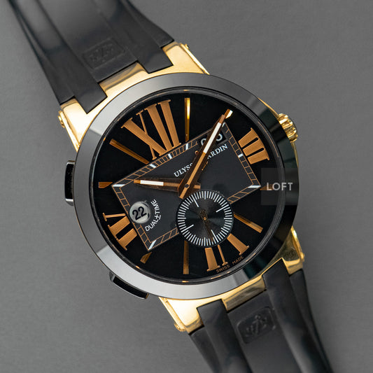 Ulysse Nardin Executive Dual Time Automatic Black Dial 43mm