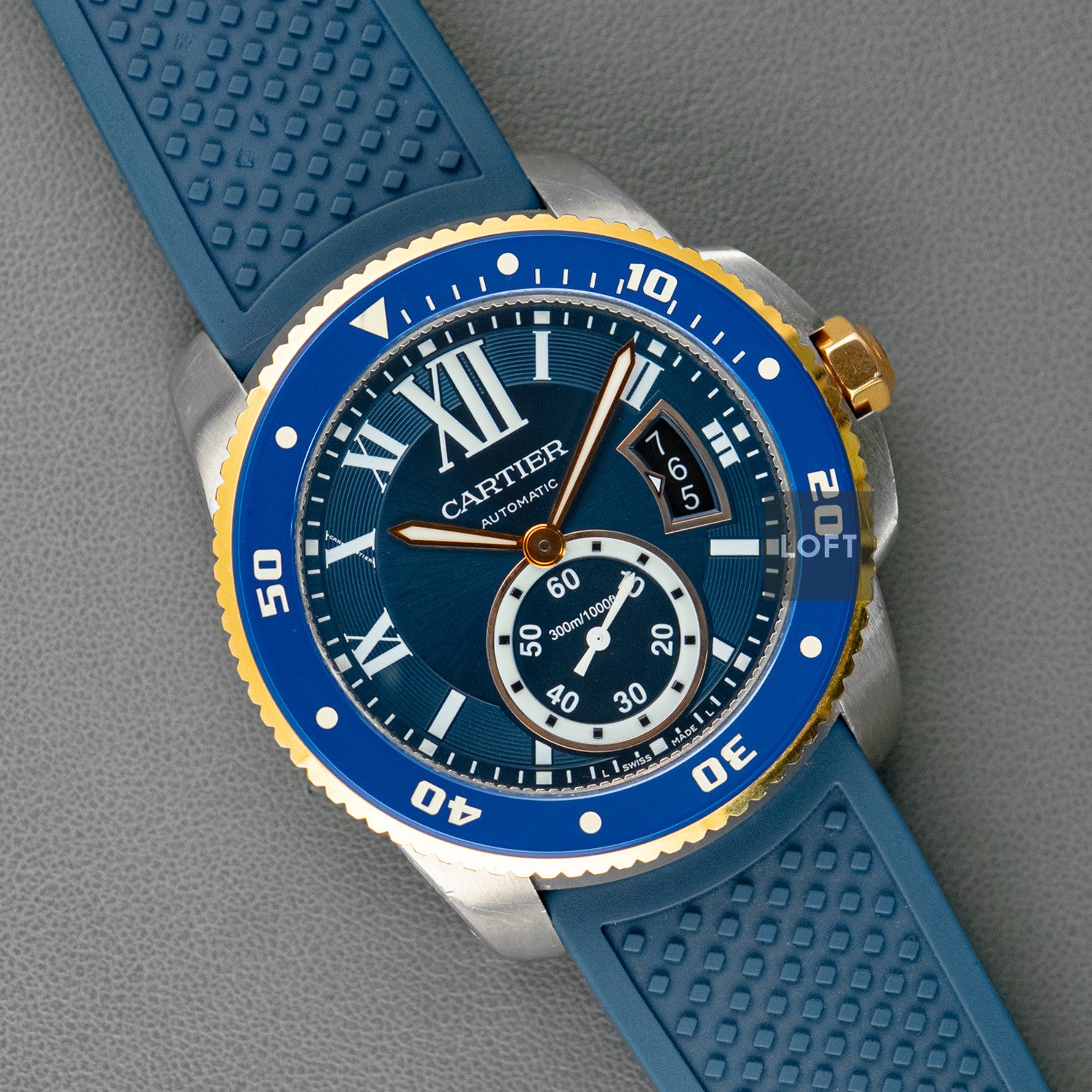 Cartier Calibre Automatic Date Small Seconds Silver Dial 42mm
