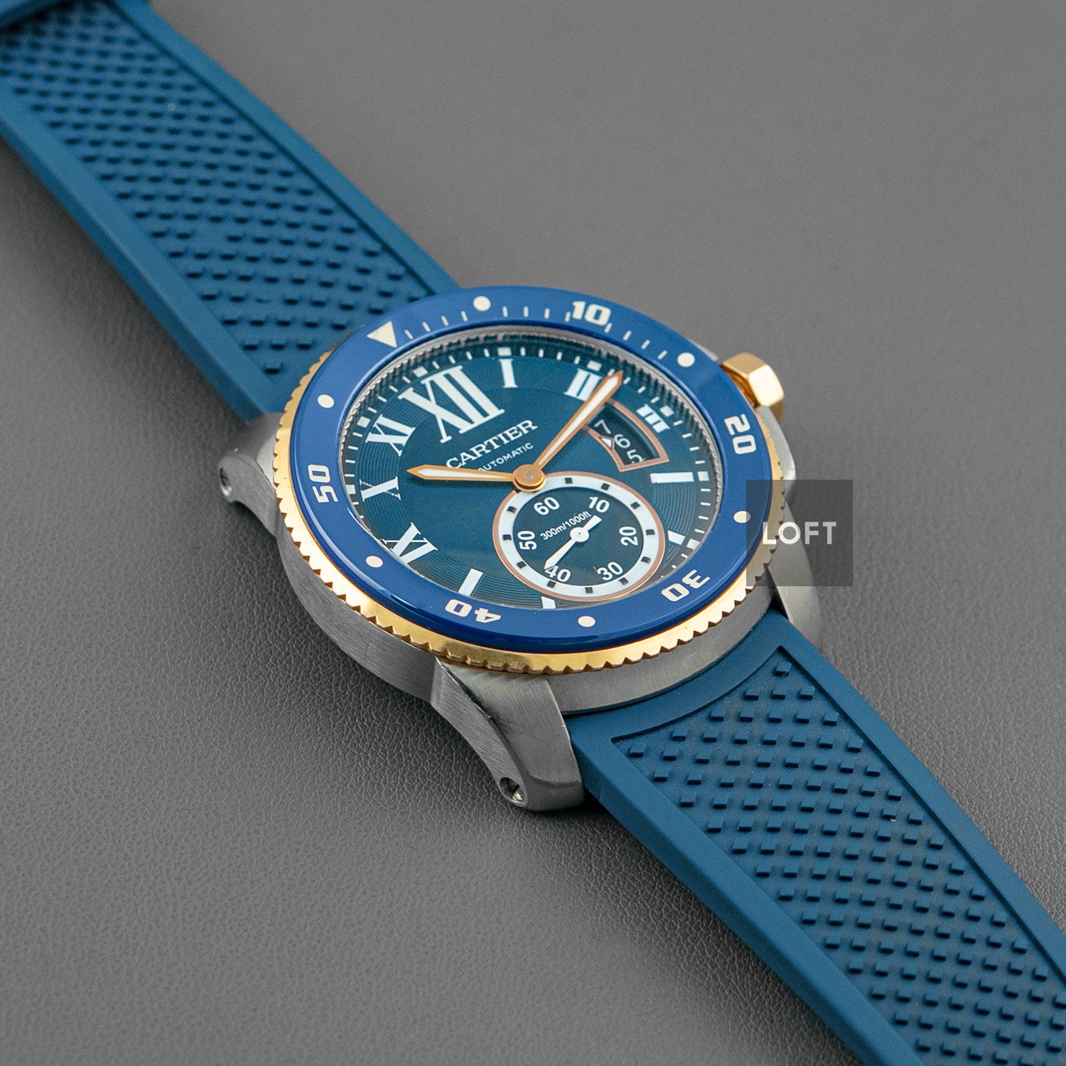 Cartier Calibre Automatic Date Small Seconds Silver Dial 42mm