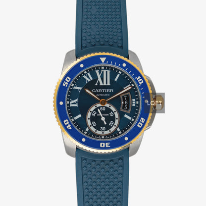 Cartier Calibre Automatic Date Small Seconds Silver Dial 42mm