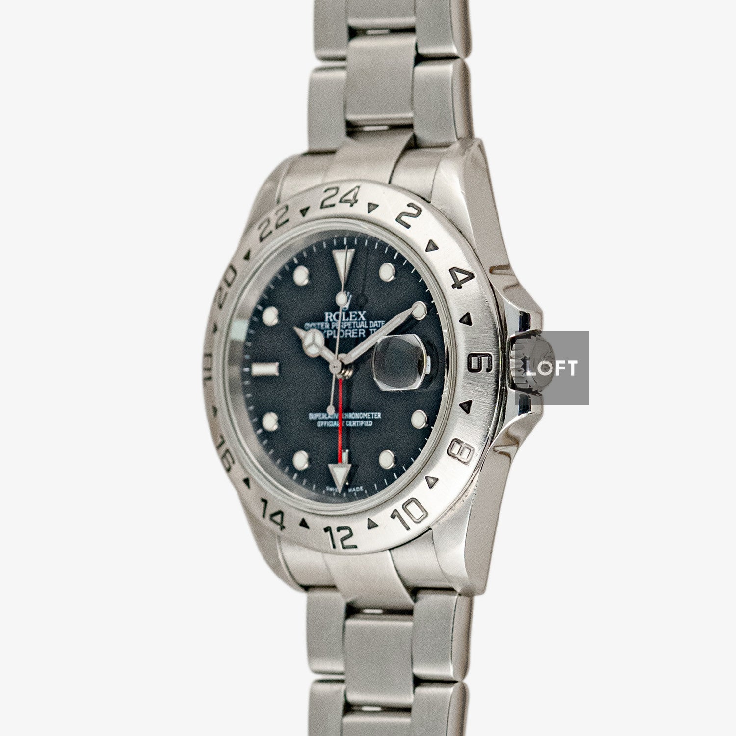 Rolex Explorer II 16570 Black Dial Super-Luminova 40mm