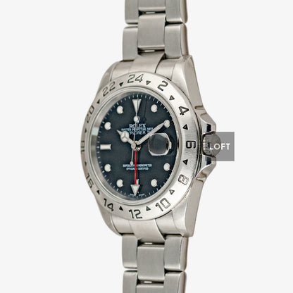 Rolex Explorer II 16570 Black Dial Super-Luminova 40mm