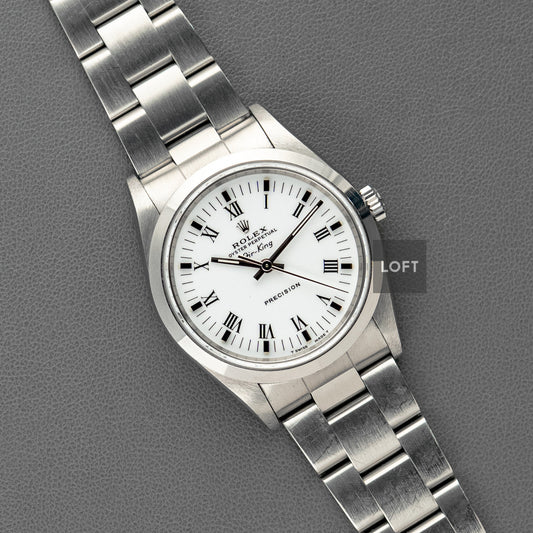 Rolex Air-King Precision 14000 Automatic White Dial 34 mm