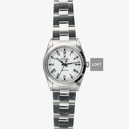 Rolex Air-King Precision 14000 Automatic White Dial 34 mm