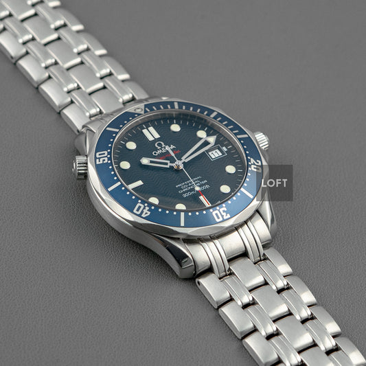 Omega Seamaster Diver 300M Automatic Date Blue Dial 41mm