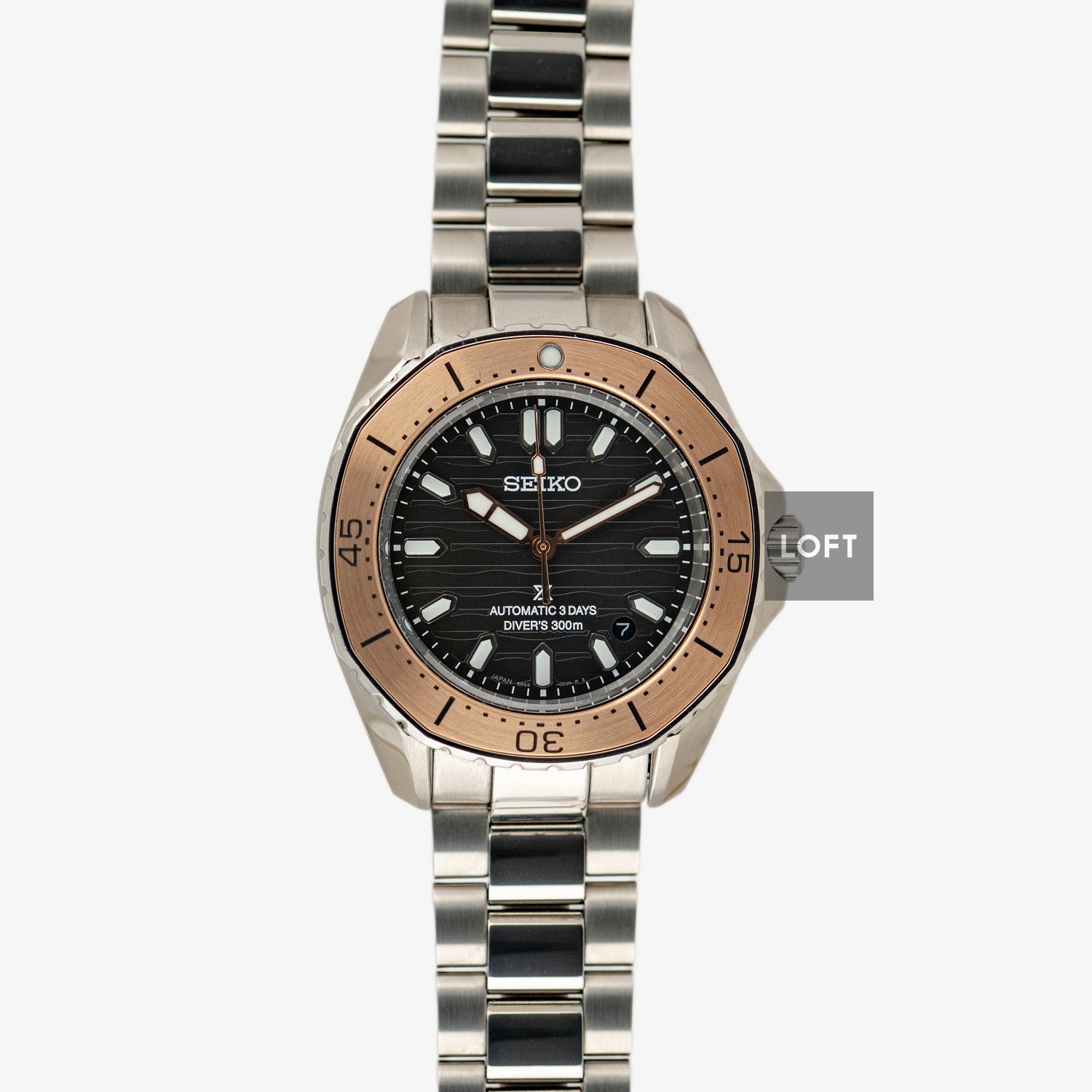 Seiko Prospex Automatic Diver's 300m Black Dial 41.3mm