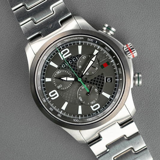 Gucci G‑Timeless Quartz Chronograph Grey 44mm