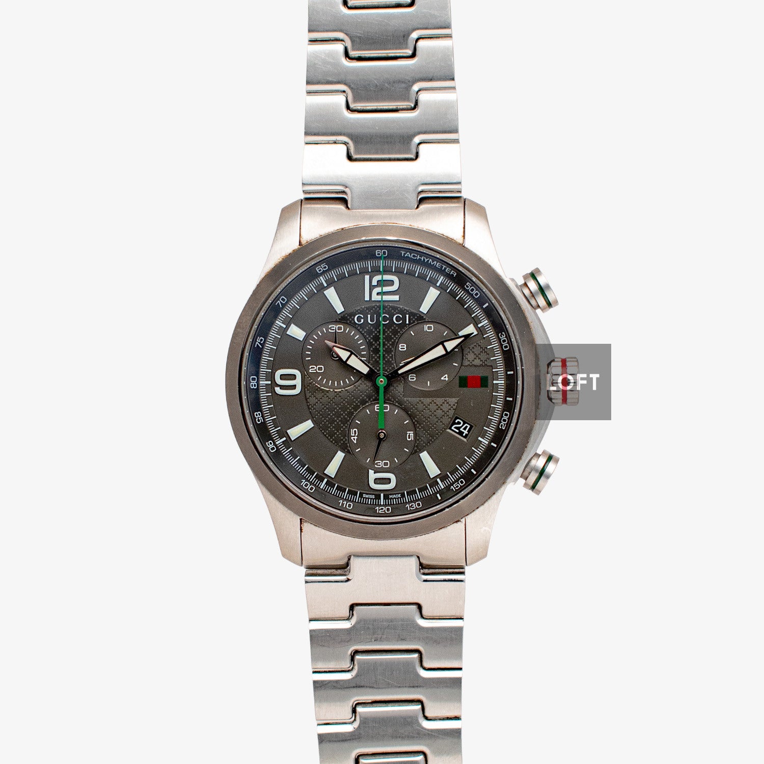 大人気☆GUCCI☆ G-Timeless Chronograph 44mm メンズウォッチ♪ Gucci G‑Timeless Quartz Chronograph Grey 44mm – LOFT