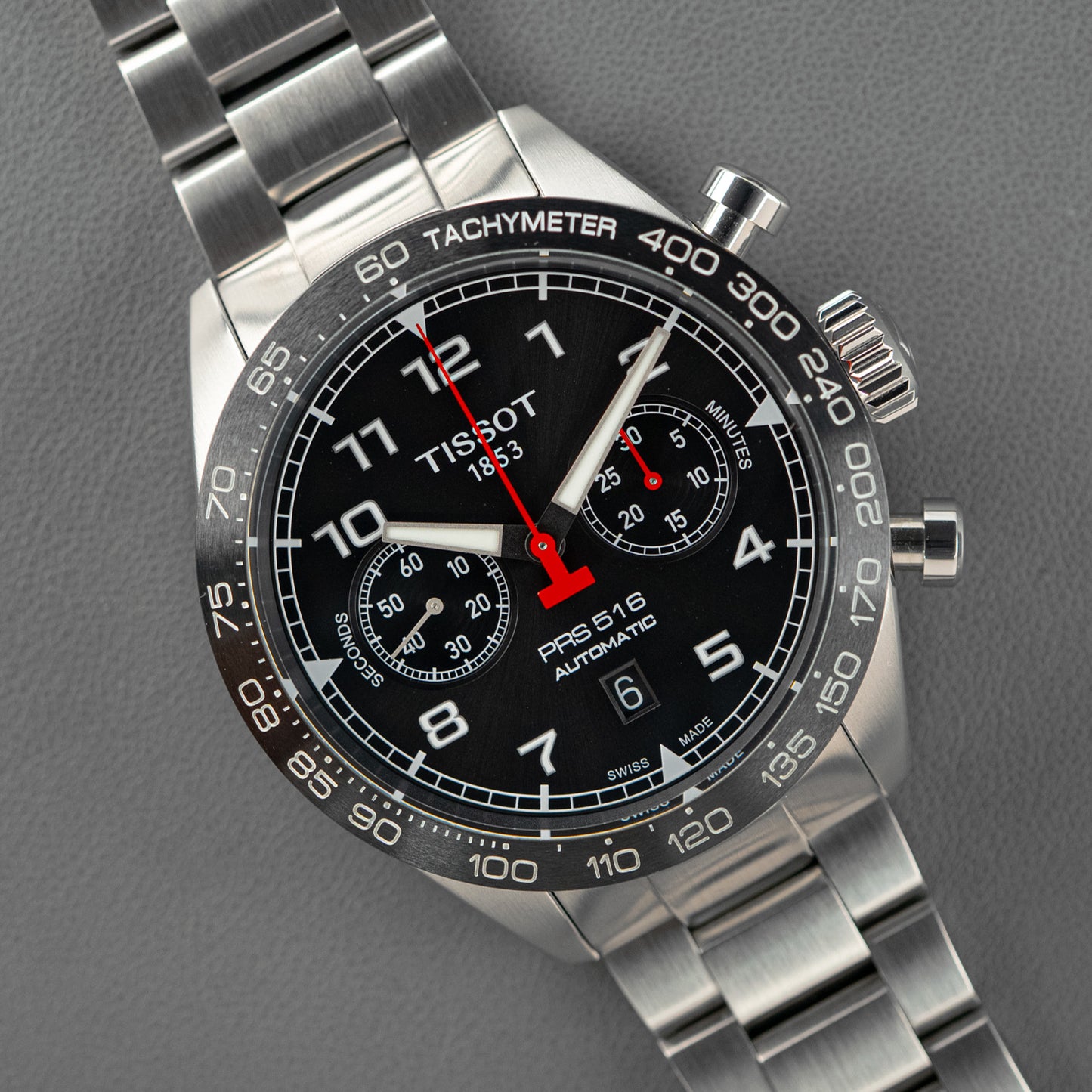 Tissot PRS 516 Automatic Chronograph Black 45mm
