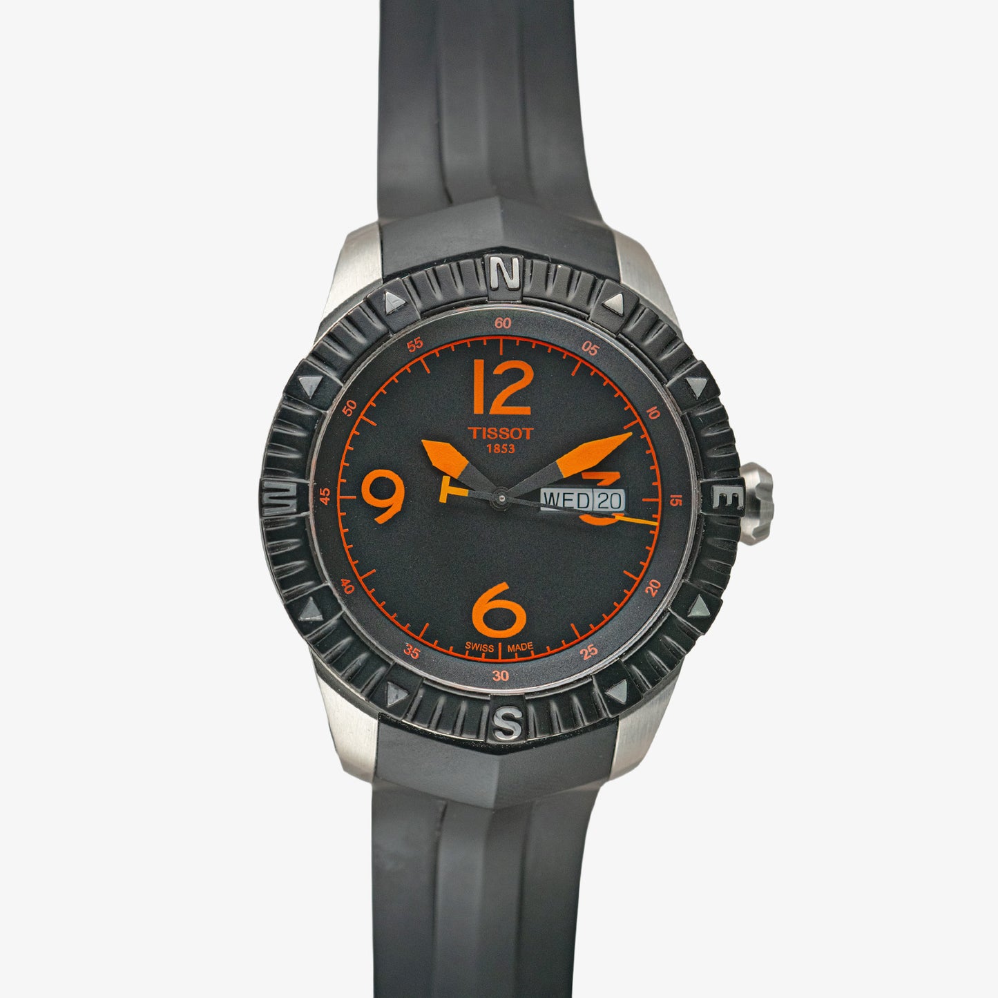 Tissot Navigator Automatic Black Dial Day-Date 43mm
