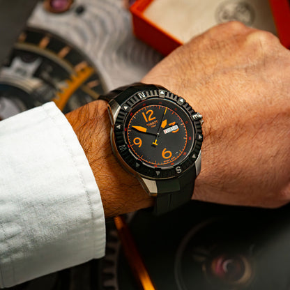 Tissot Navigator Automatic Black Dial Day-Date 43mm