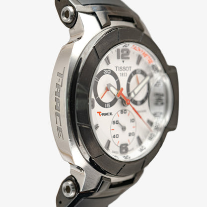 Tissot T-Race Quartz Chronograph Silver Dial 43mm