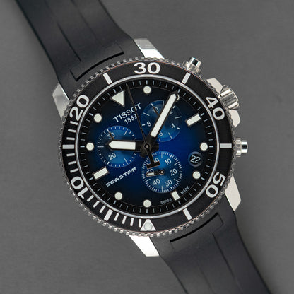 Tissot Seastar 1000 Quartz Chronograph Blue 45.5 mm