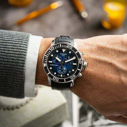 Tissot Seastar 1000 Quartz Chronograph Blue 45.5 mm
