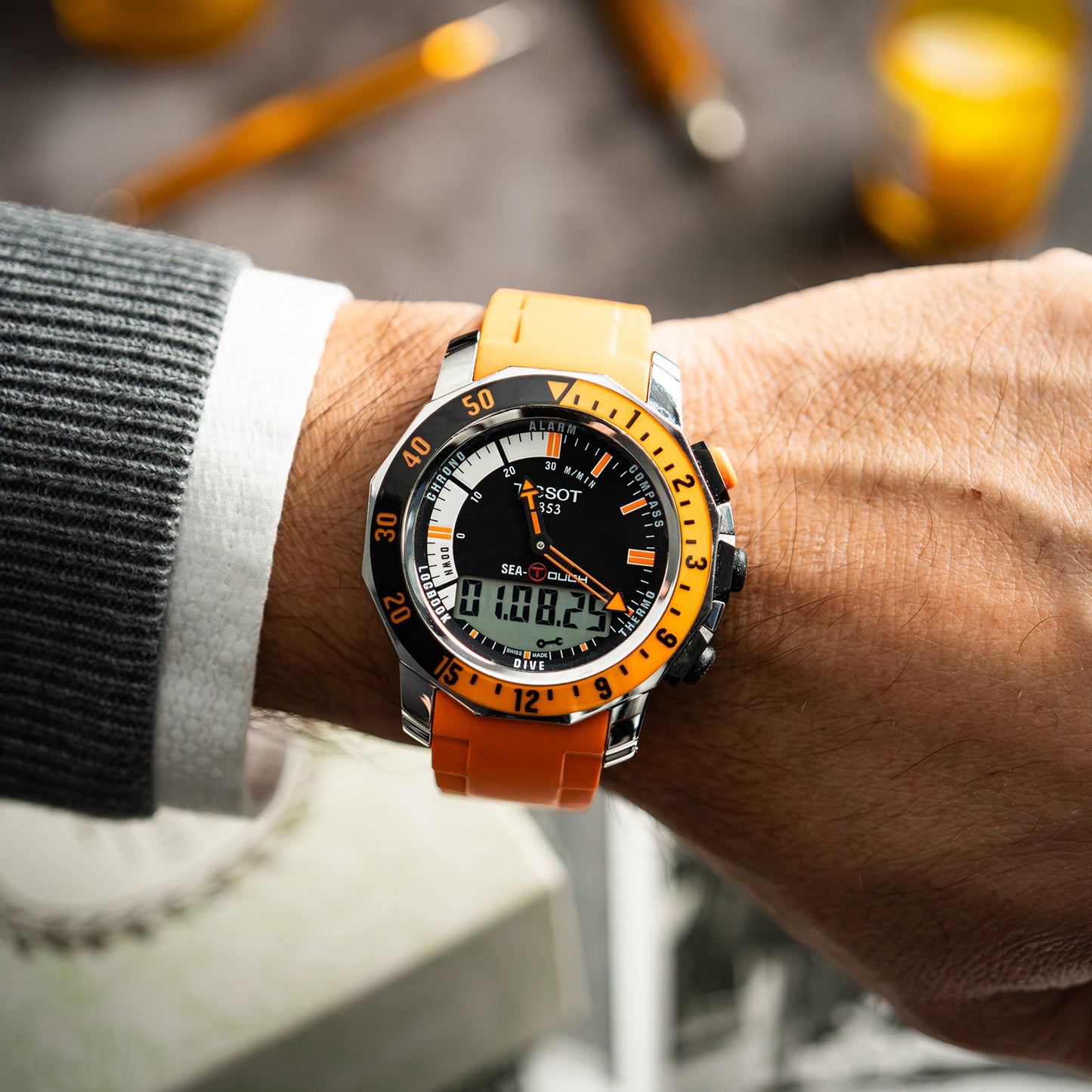 Tissot Sea-Touch Meters Multifunction Orange 44.4mm