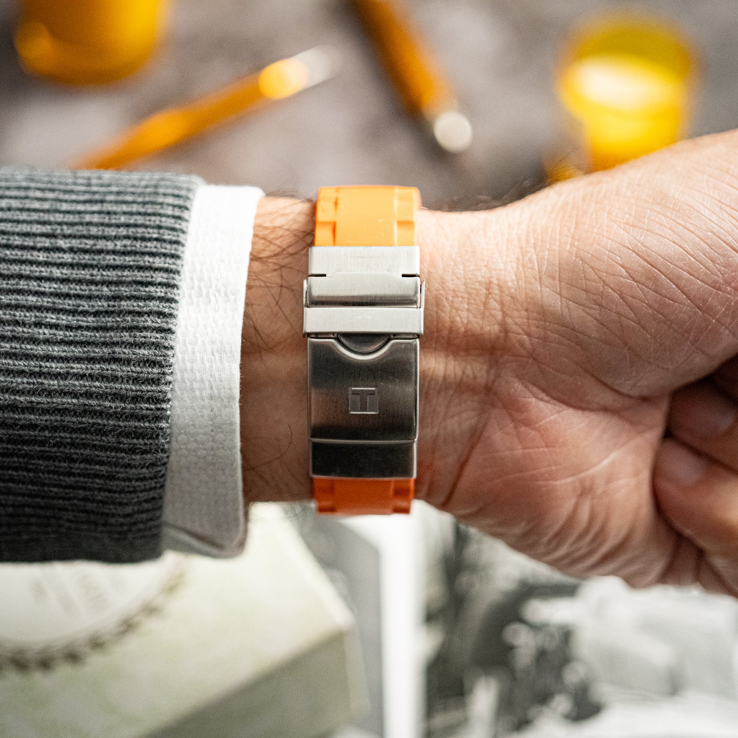 Tissot Sea-Touch Meters Multifunction Orange 44.4mm