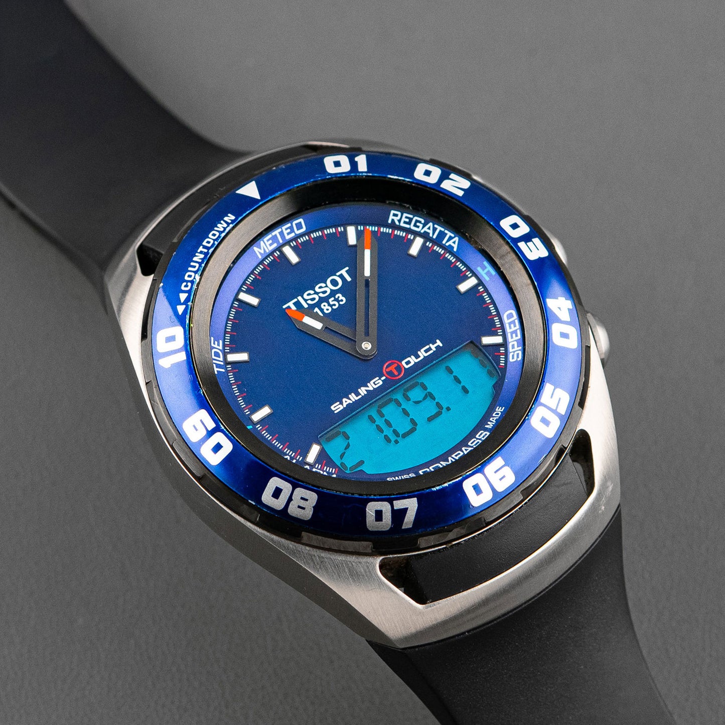 Tissot Sailing-Touch Analog-Digital Quartz Steel 44mm