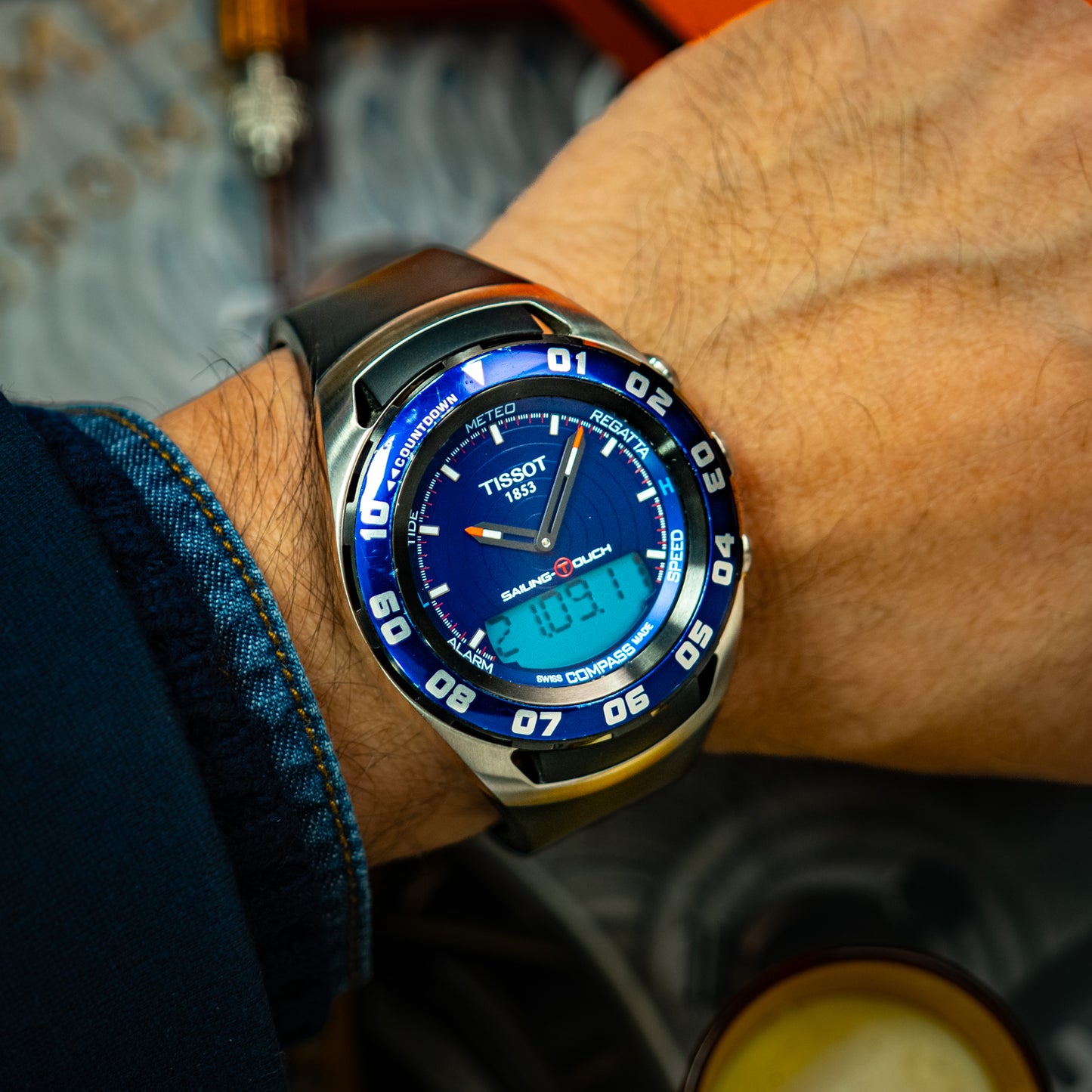 Tissot Sailing-Touch Analog-Digital Quartz Steel 44mm