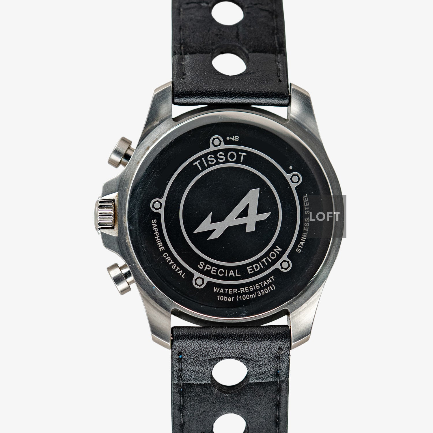 Tissot V8 Alpine Quartz Chronograph Black Dial 42.5mm