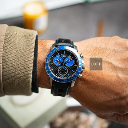 Tissot V8 Alpine Quartz Chronograph Black Dial 42.5mm