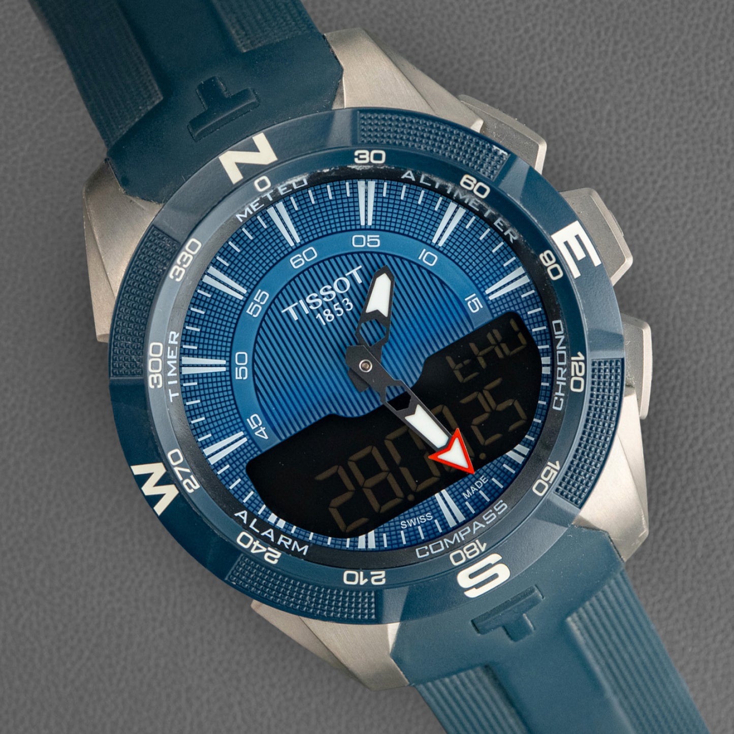 Tissot T-Touch Connect Solar Quartz Titanium Blue 47mm