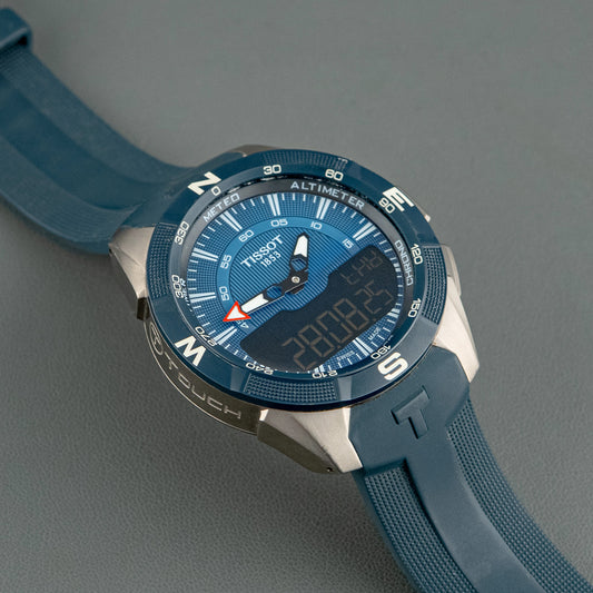 Tissot T-Touch Connect Solar Quartz Titanium Blue 47mm