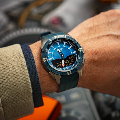 Tissot T-Touch Connect Solar Quartz Titanium Blue 47mm