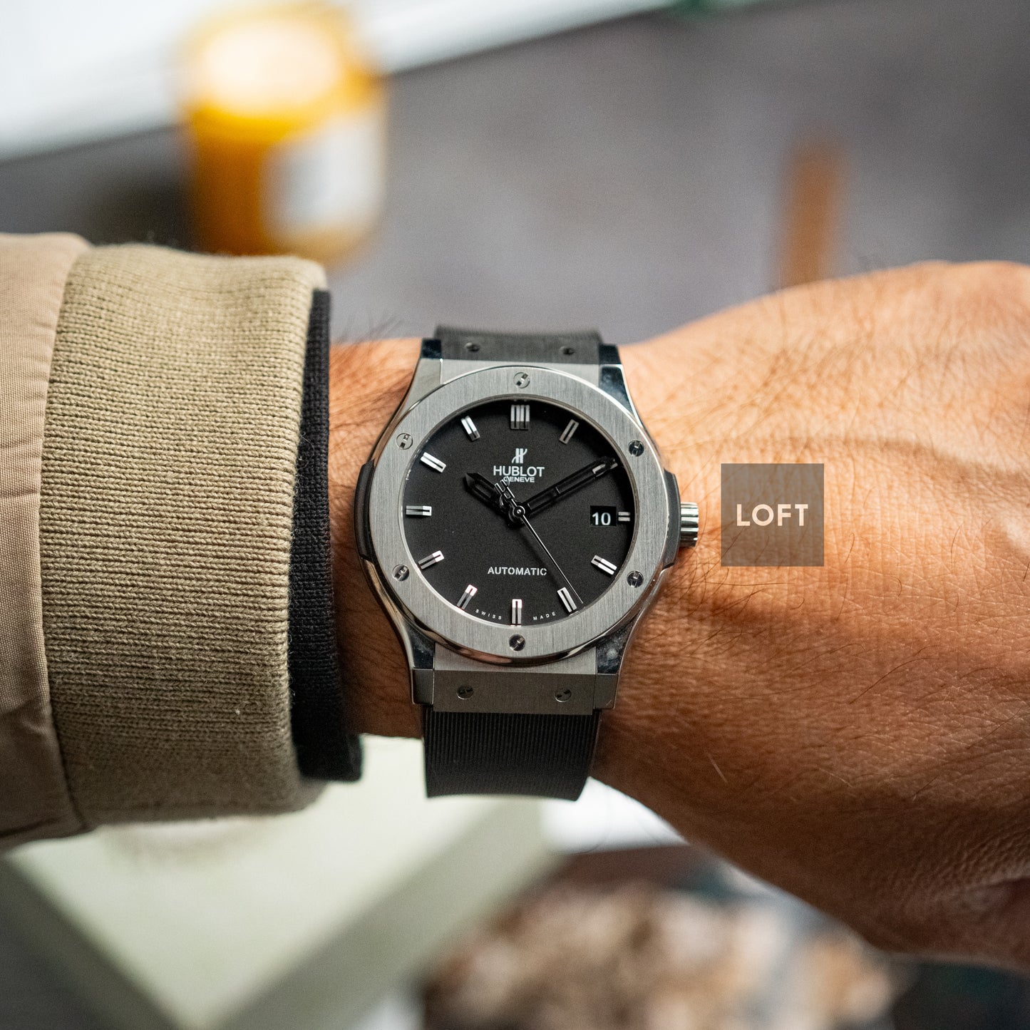 Hublot Classic Fusion Titanium Automatic Black Dial 42mm