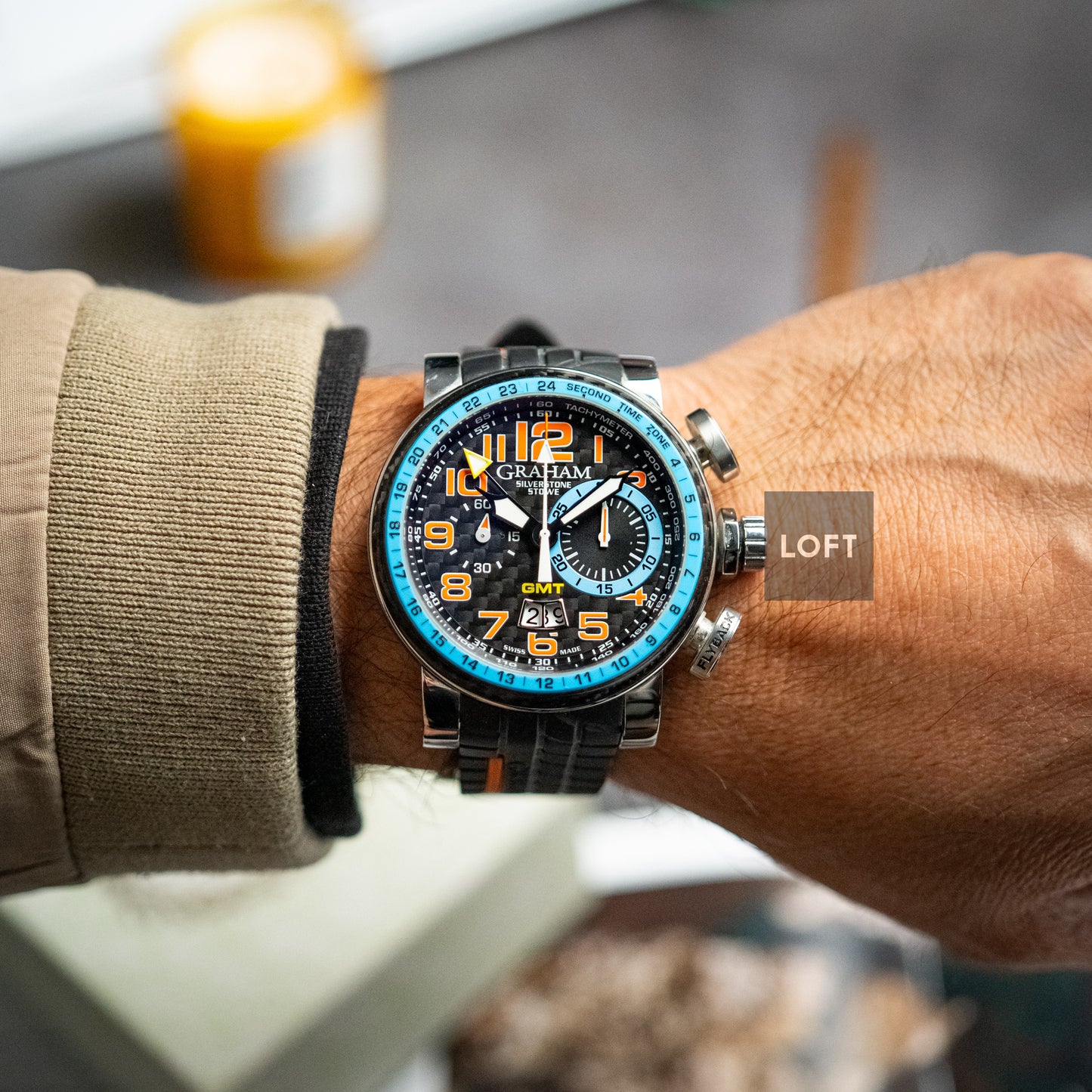 Graham Silverstone Automatic Flyback Chronograph GMT 48mm