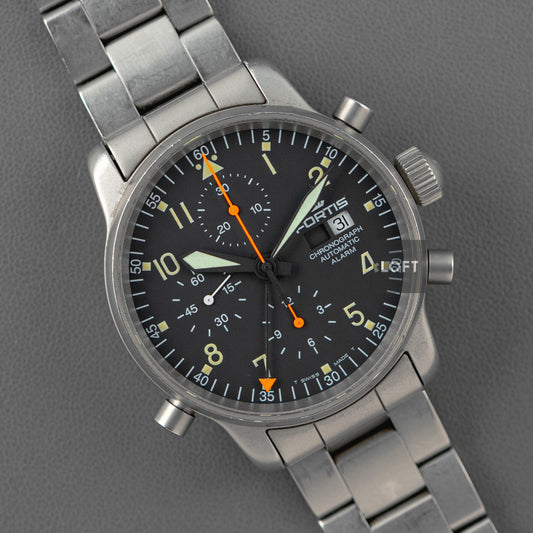 Fortis Spacematic Automatic Alarm Chronograph 40mm