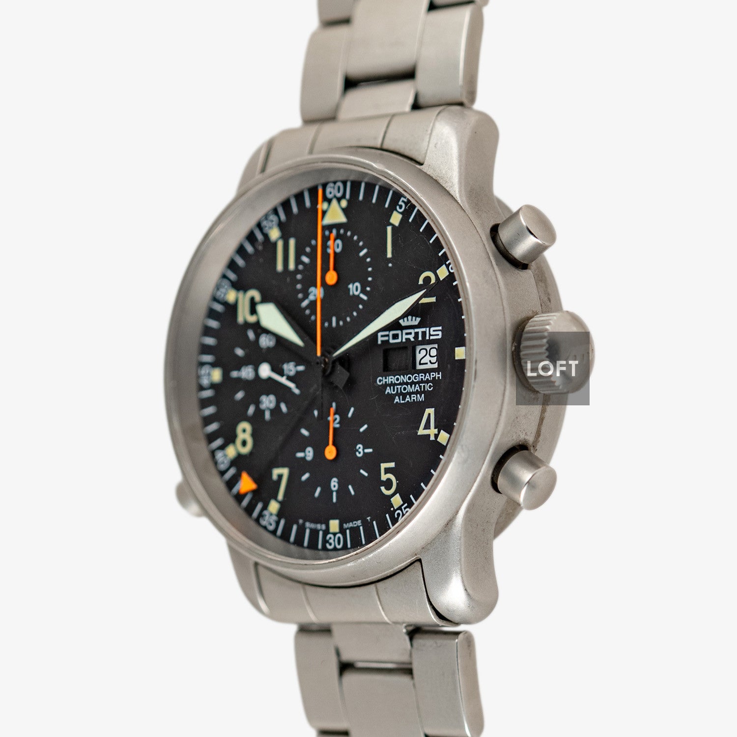 Fortis Spacematic Automatic Alarm Chronograph 40mm