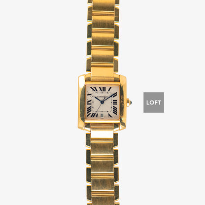 Cartier Tank Française Automatic Date Yellow Gold 29mm