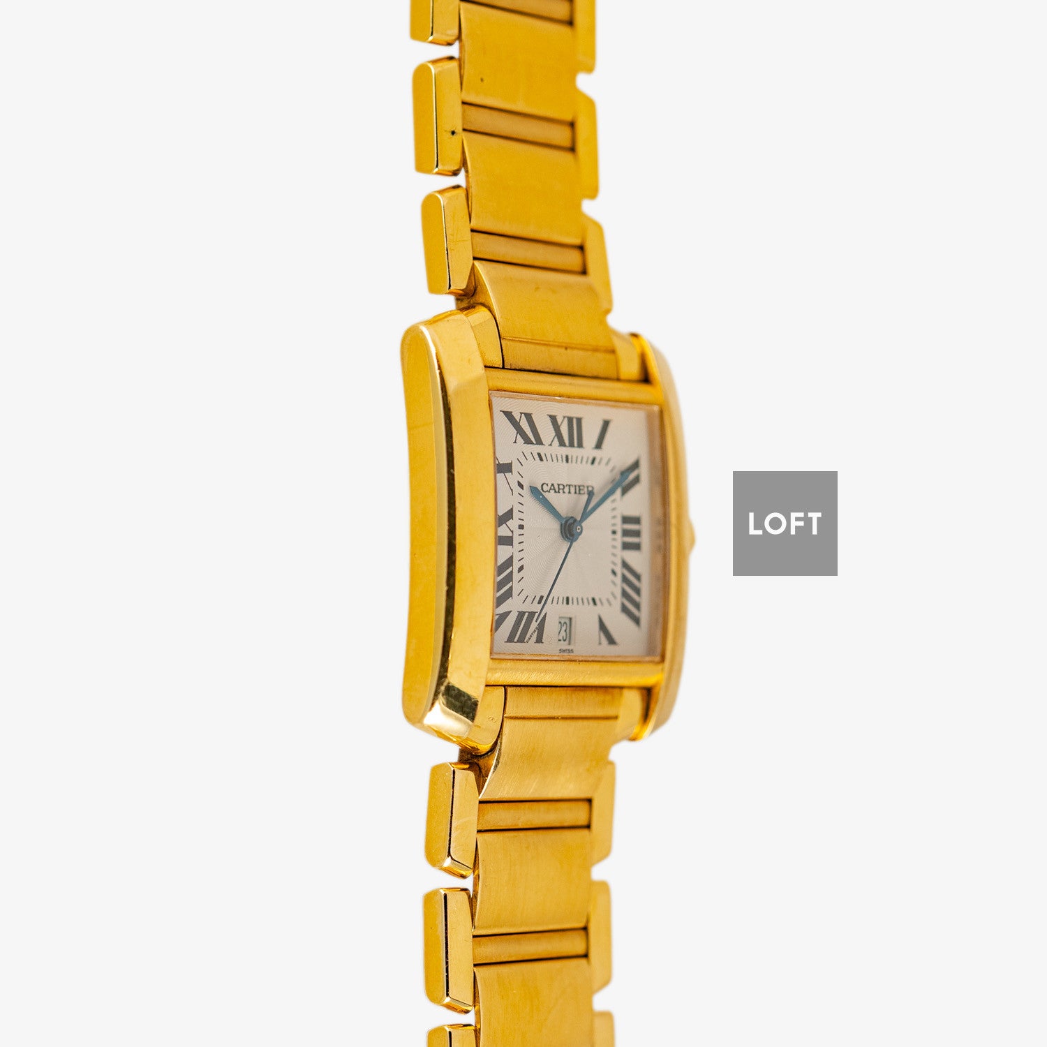 Cartier Tank Française Automatic Date Yellow Gold 29mm