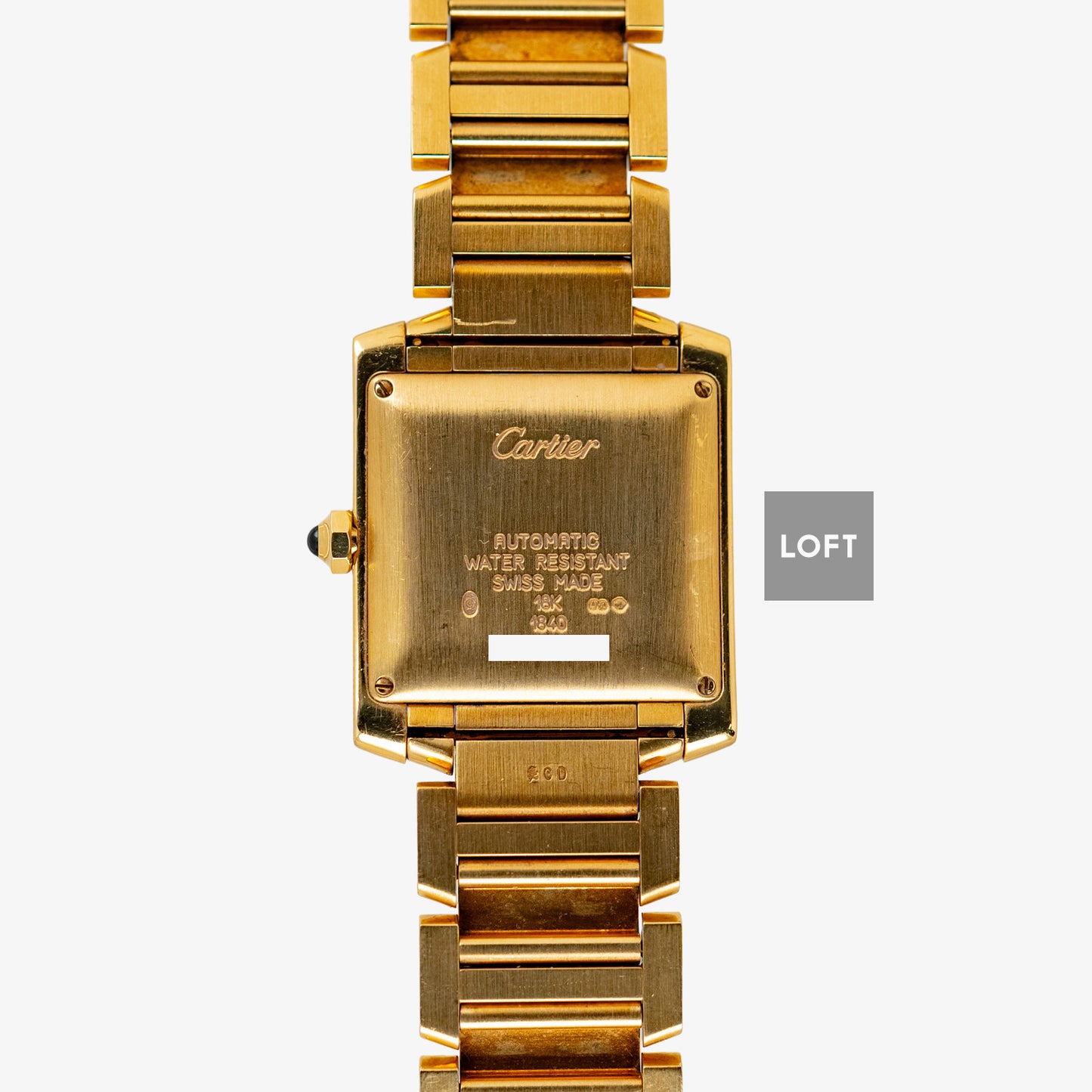 Cartier Tank Française Automatic Date Yellow Gold 29mm