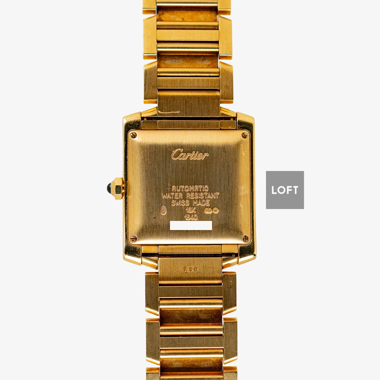 Cartier Tank Française Automatic Date Yellow Gold 29mm