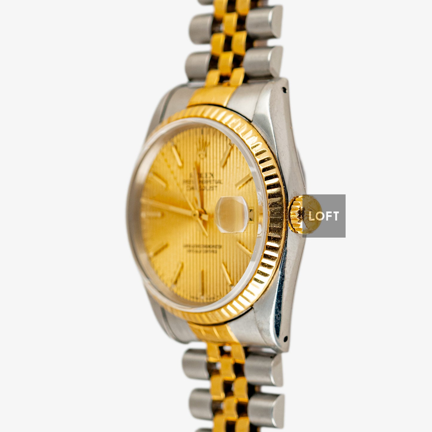 Rolex Datejust 16233 Automatic Two-Tone Golden Dial 36mm