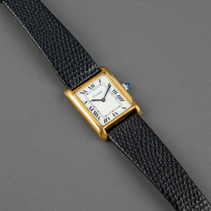 Cartier Tank Vermeil Manual Wind Gold-Plated 23mm