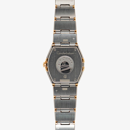 Omega Constellation Quartz Two‑Tone Blue Dial 24mm