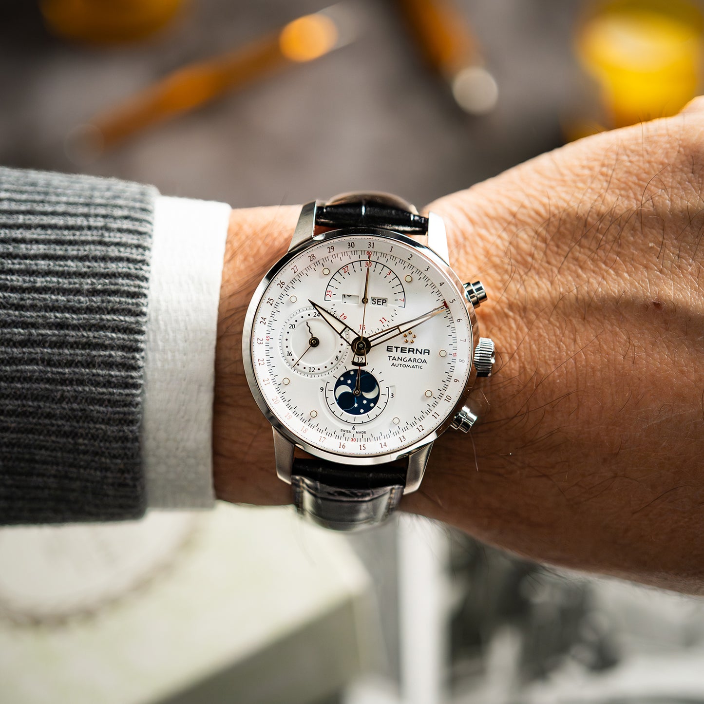 Eterna Tangaroa Moonphase Automatic Chronograph 42mm