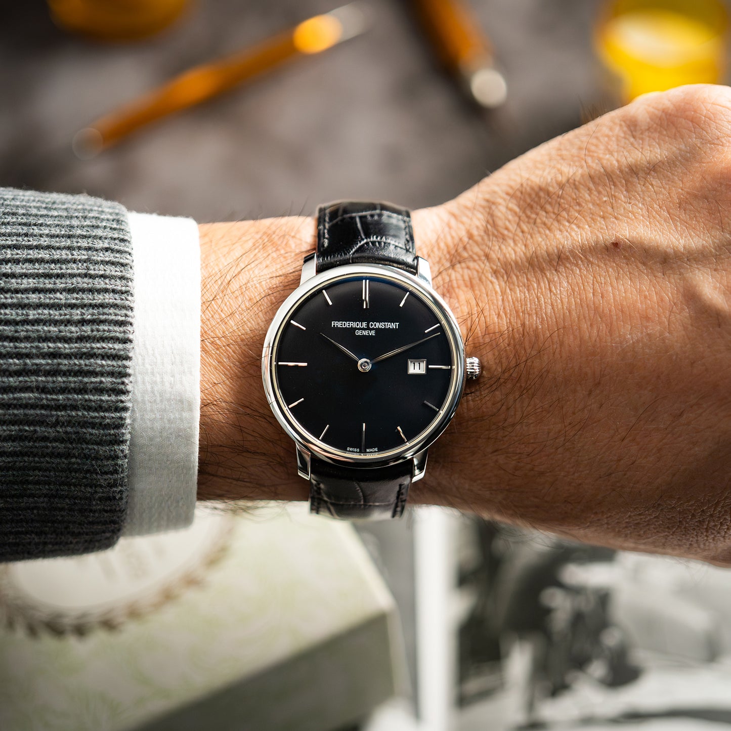 Frederique Constant Slimline Automatic Silver Dial 40mm