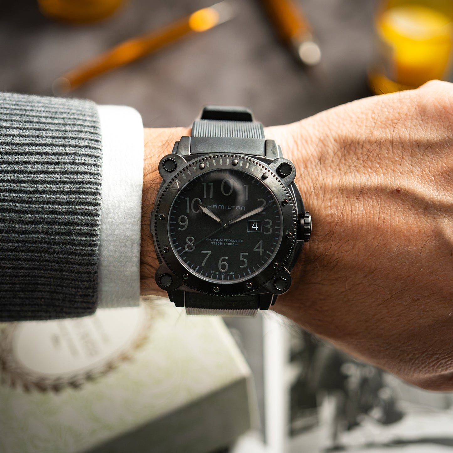 Hamilton Khaki Navy BeLOWZERO Automatic Black 46mm