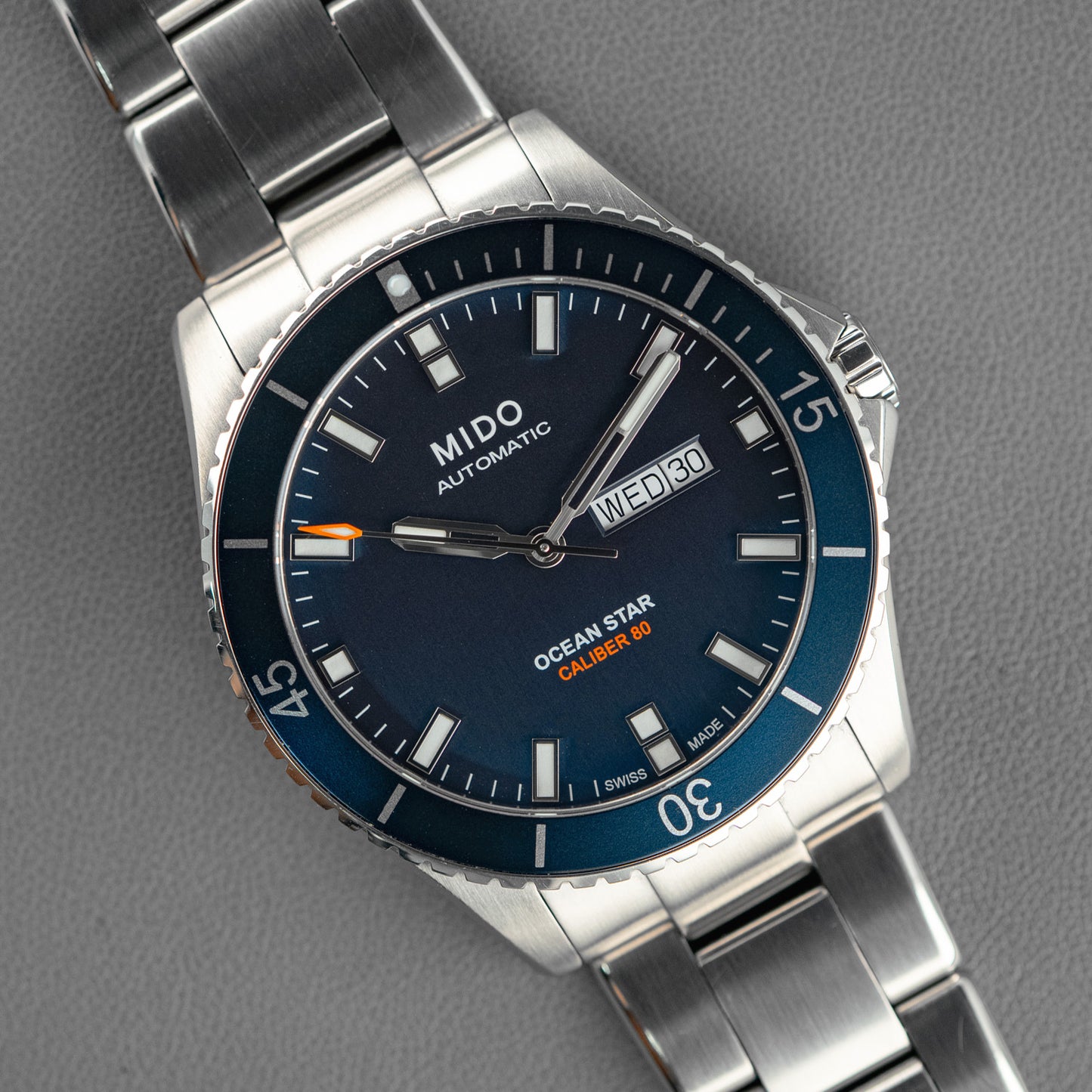Mido Ocean Star 200 Automatic Day‑Date 42.5mm