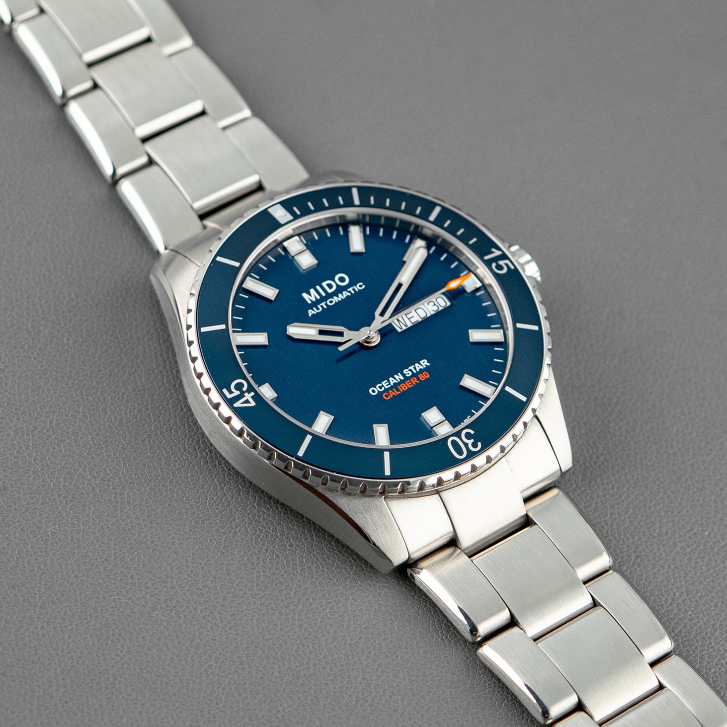 Mido Ocean Star 200 Automatic Day‑Date 42.5mm