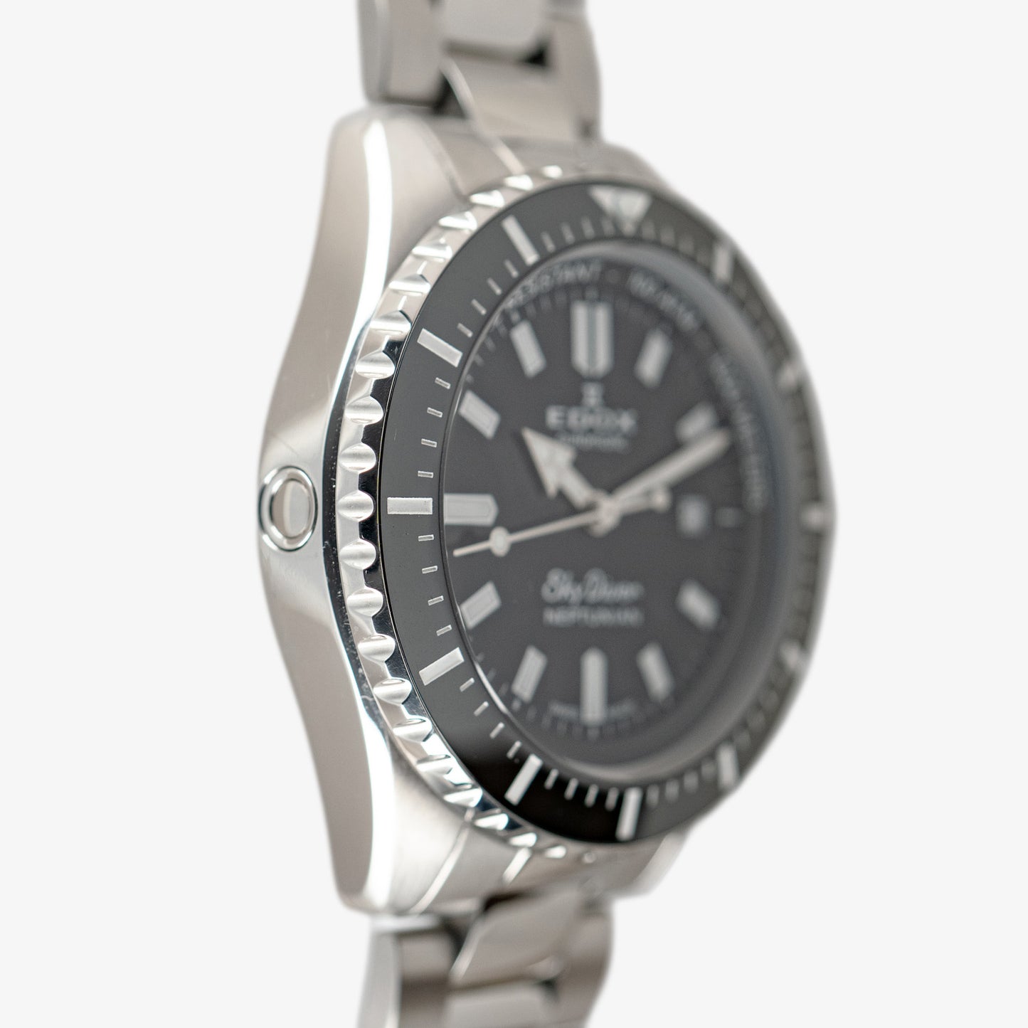 Edox SkyDiver Neptunian Automatic Black 44mm