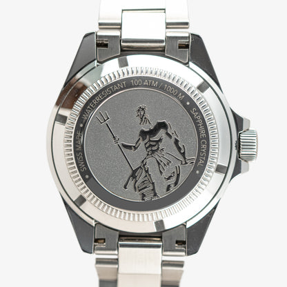 Edox SkyDiver Neptunian Automatic Black 44mm