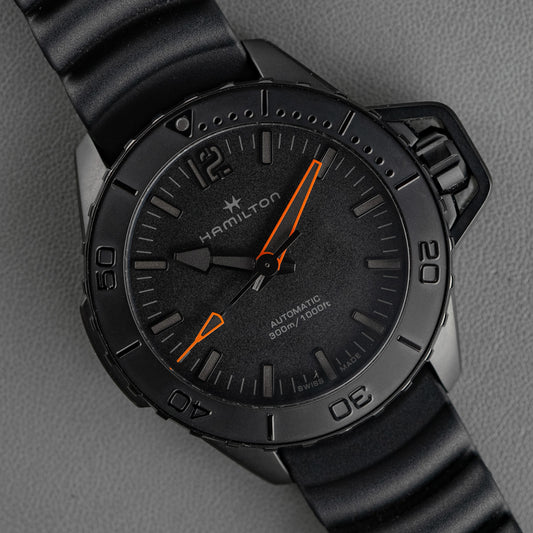 Hamilton Khaki Navy Frogman Automatic Black 46mm