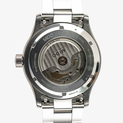 Mido Multifort Automatic Day-Date Silver Dial 42mm